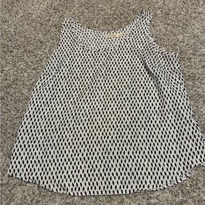 Faded Glory Black and White Tank Top